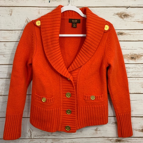 Victor Alfaro Knit Merino Wool Cardigan Sw… - Picture 1 of 5